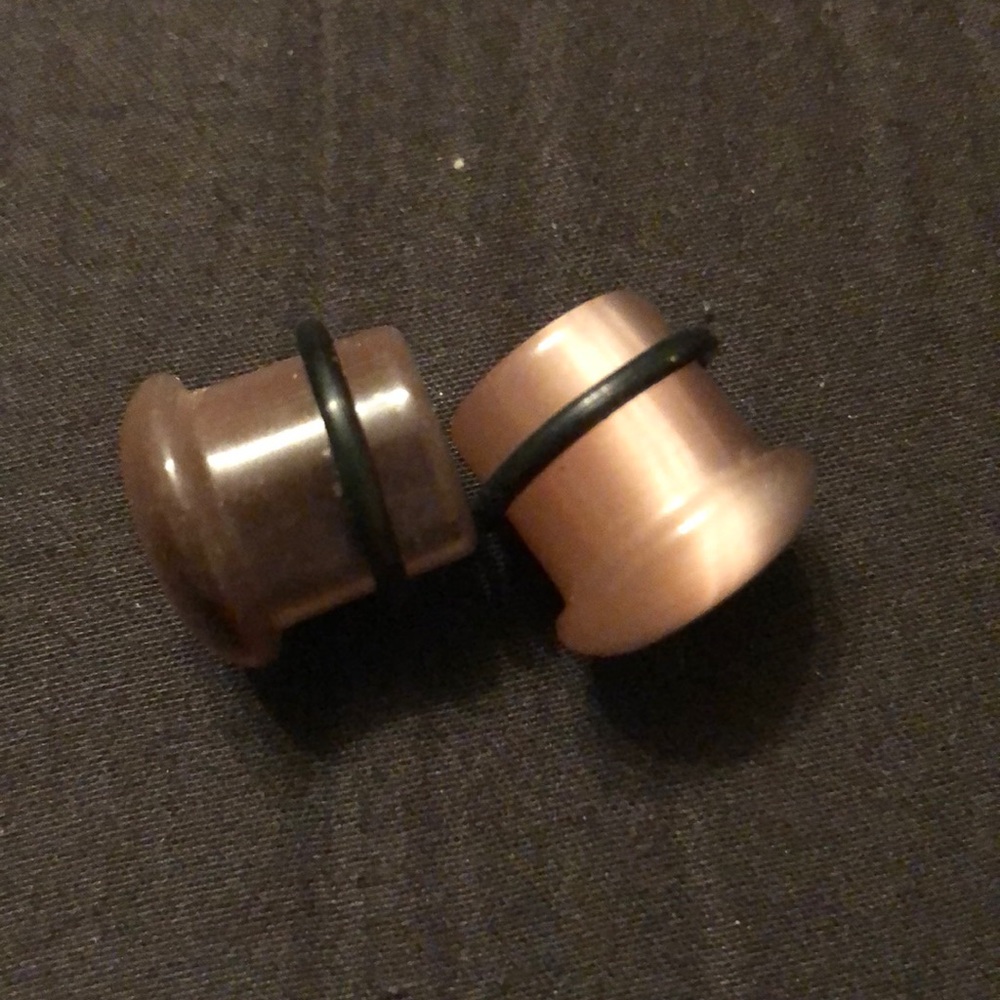 Purplish glass 1/2inch spacers